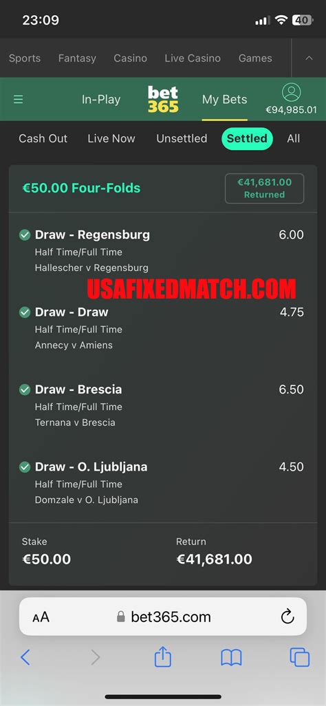 bet365 fixed matches free